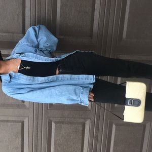 Blue Denim Shirt Jacket Button Down